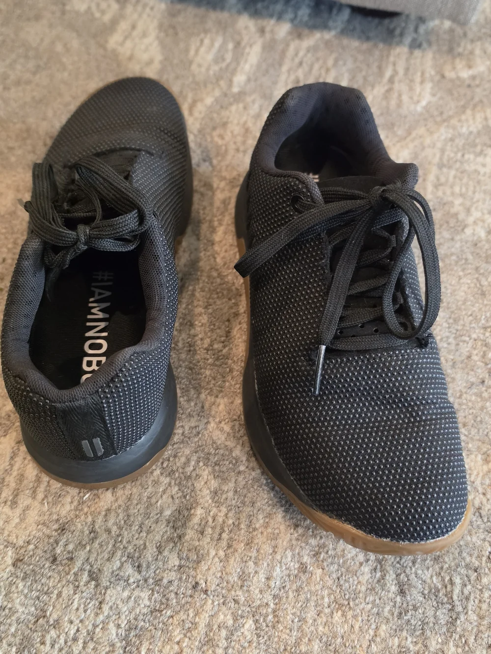 NOBULL Black Training Shoes with Gum Sole